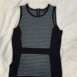 WHBM Striped Sleeveless Top